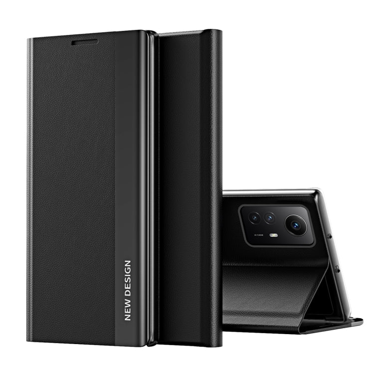 Coque en Similicuir Électroplaqué avec Adsorption Pour Xiaomi Redmi Note 12S, Redmi Note 12 4G