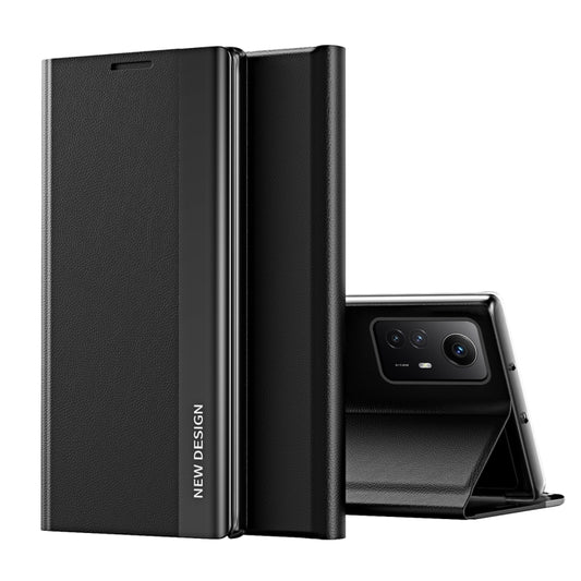 Coque en Similicuir Électroplaqué avec Adsorption Pour Xiaomi Redmi Note 12S, Redmi Note 12 4G