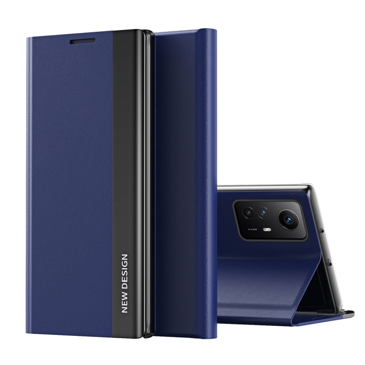 Coque en Similicuir Électroplaqué avec Adsorption Pour Xiaomi Redmi Note 12S, Redmi Note 12 4G