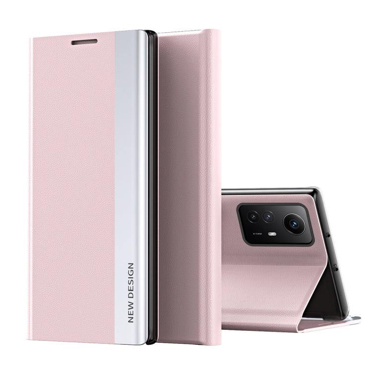 Coque en Similicuir Électroplaqué avec Adsorption Pour Xiaomi Redmi Note 12S, Redmi Note 12 4G