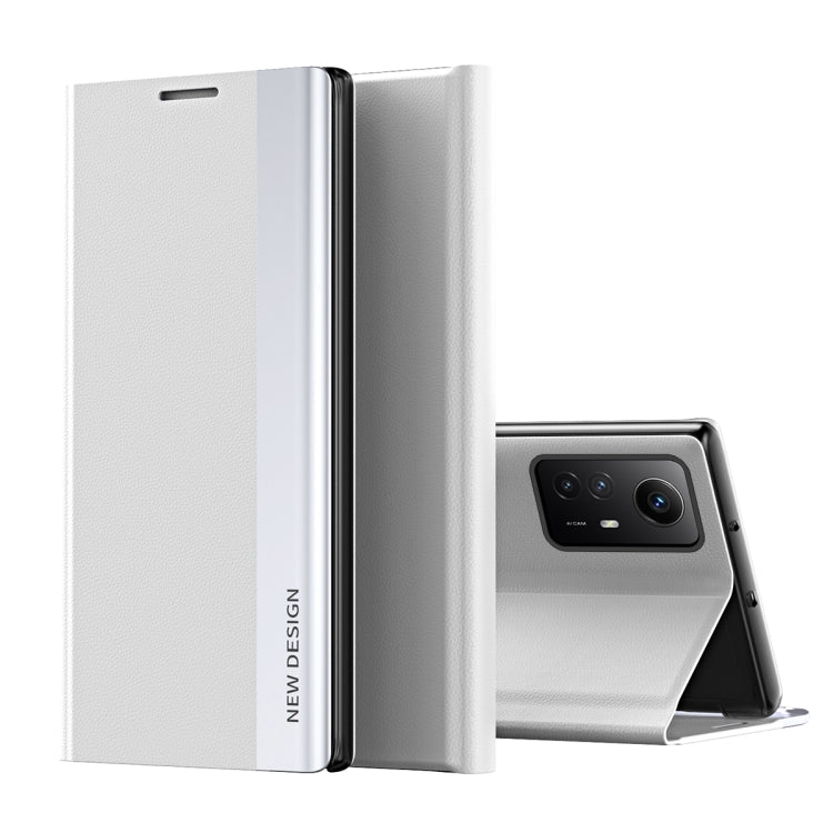 Coque en Similicuir Électroplaqué avec Adsorption Pour Xiaomi Redmi Note 12S, Redmi Note 12 4G