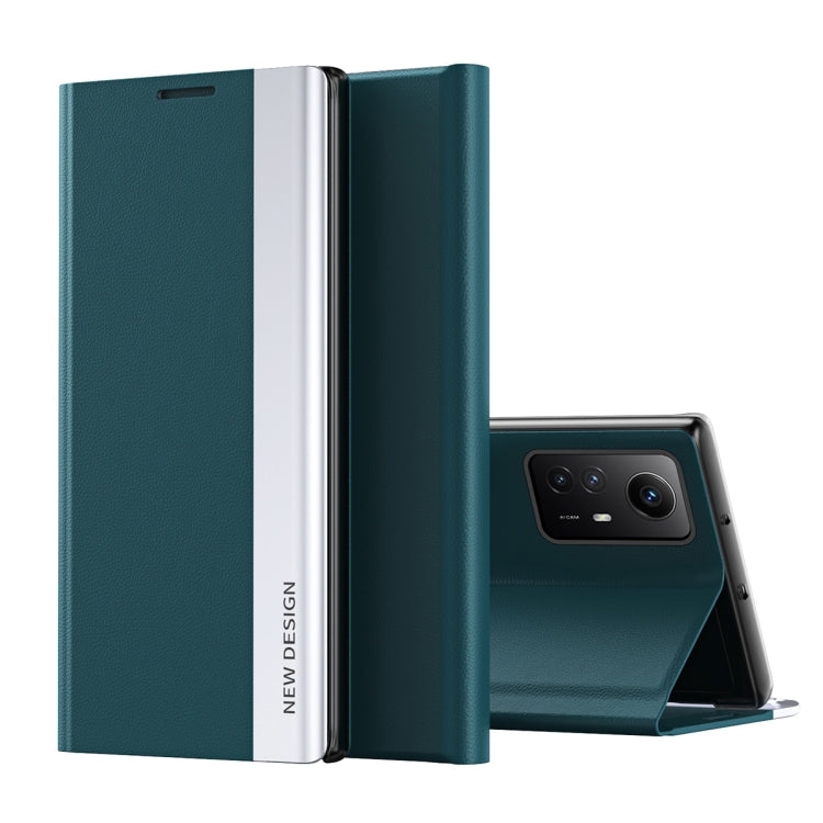 Coque en Similicuir Électroplaqué avec Adsorption Pour Xiaomi Redmi Note 12S, Redmi Note 12 4G