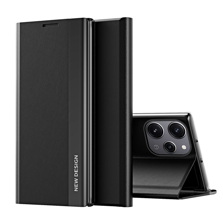 Coque en Similicuir Électroplaqué avec Adsorption Pour Xiaomi Redmi Note 12S, Redmi Note 12 4G