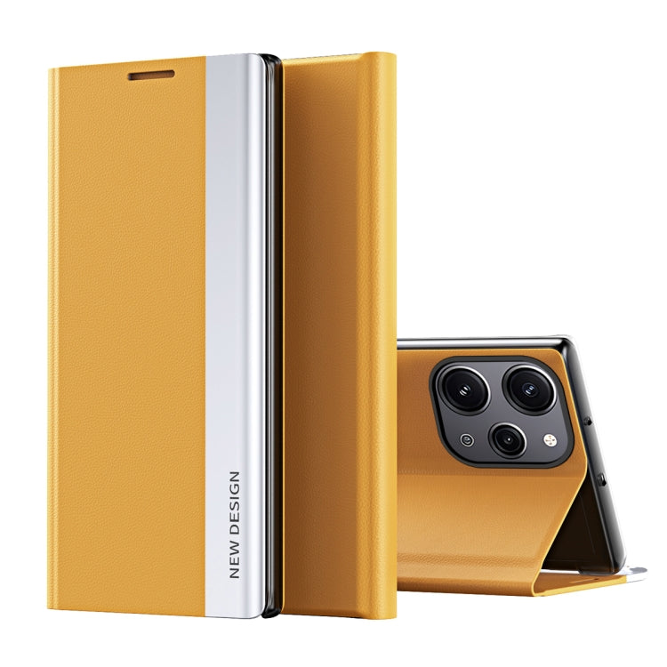 Coque en Similicuir Électroplaqué avec Adsorption Pour Xiaomi Redmi Note 12S, Redmi Note 12 4G