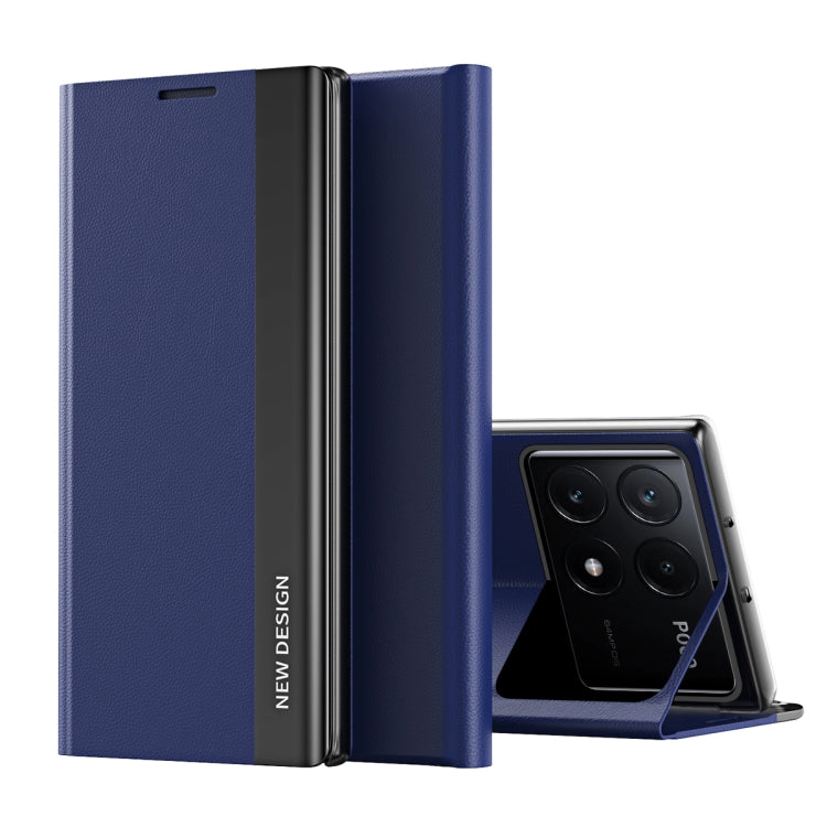 Coque en Similicuir Électroplaqué avec Adsorption Pour Xiaomi Redmi Note 13 Pro 4G, 14, 14 Pro