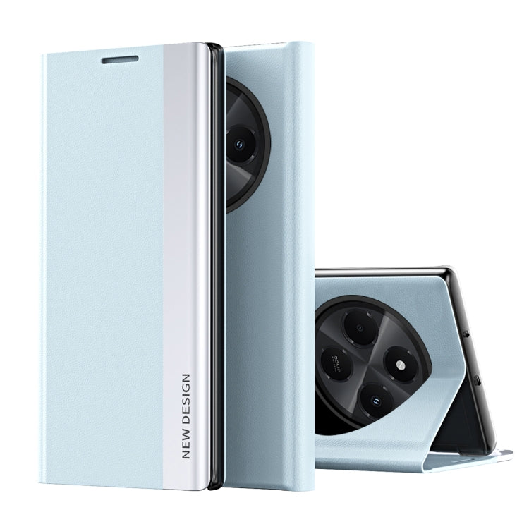 Coque en Similicuir Électroplaqué avec Adsorption Pour Xiaomi Redmi Note 13 Pro 4G, 14, 14 Pro