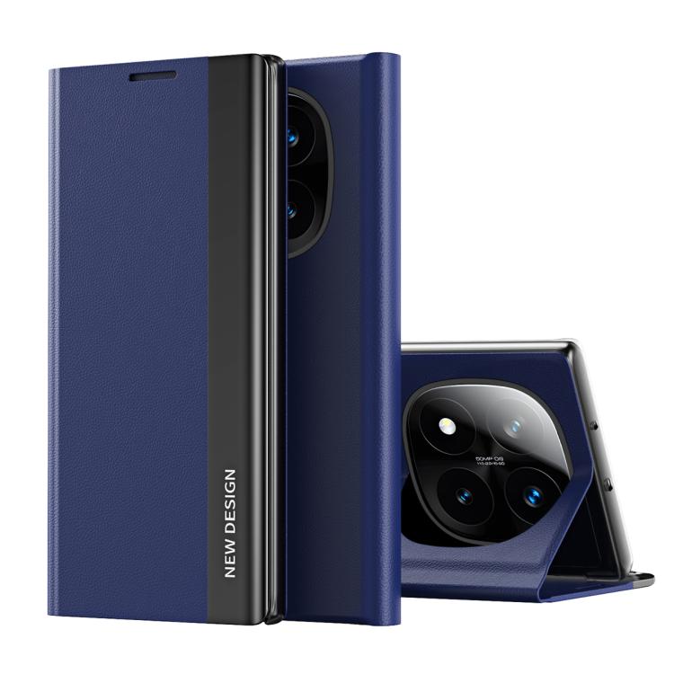 Coque en Similicuir Électroplaqué avec Adsorption Pour Xiaomi Redmi Note 14 Pro 5G, 14T Pro, 14T