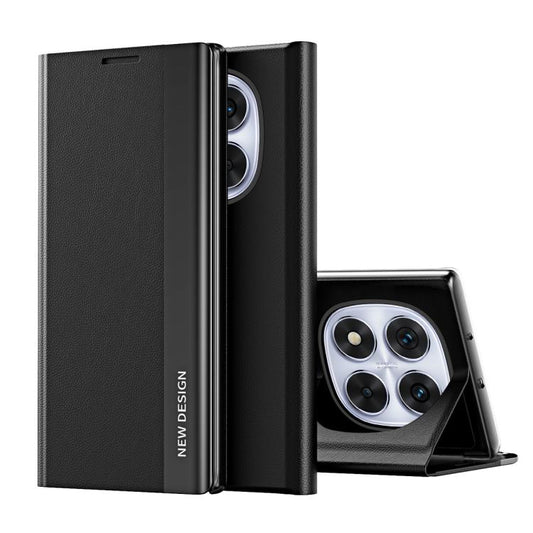 Coque en Similicuir Électroplaqué avec Adsorption Pour Xiaomi Redmi Note 14 Pro 5G, 14T Pro, 14T