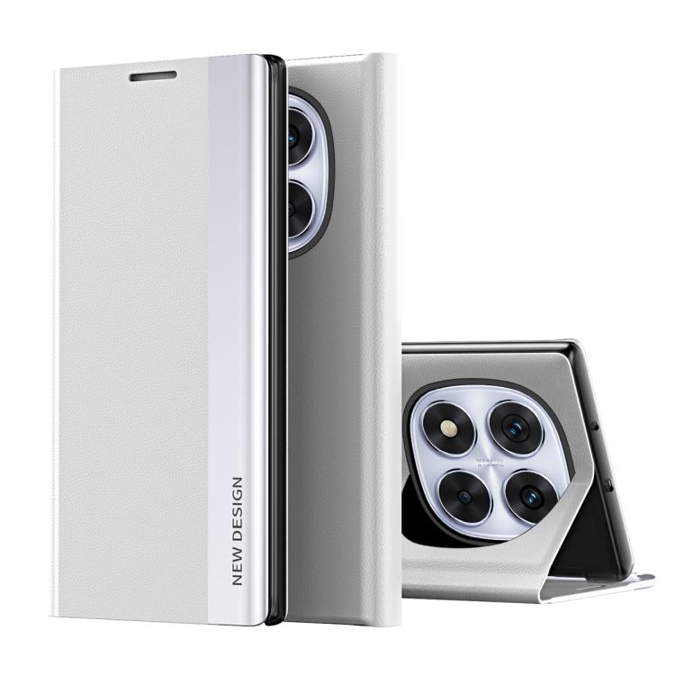 Coque en Similicuir Électroplaqué avec Adsorption Pour Xiaomi Redmi 14C, Poco F6, Poco F6 Pro