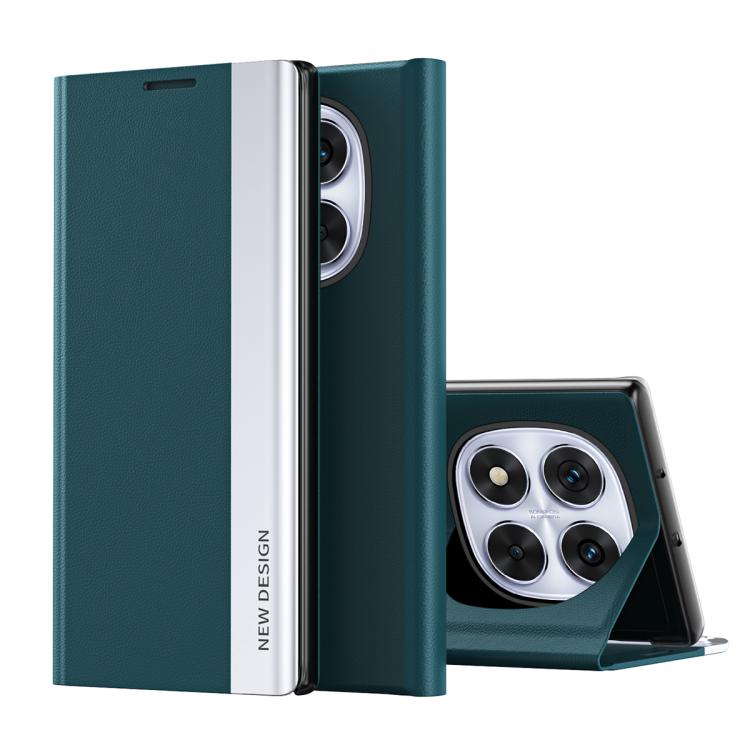 Coque en Similicuir Électroplaqué avec Adsorption Pour Xiaomi Redmi 14C, Poco F6, Poco F6 Pro