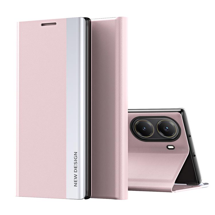Coque en Similicuir Électroplaqué avec Adsorption Pour Xiaomi Redmi Note 14 4G/5G, Redmi Note 14 Pro+ 5G