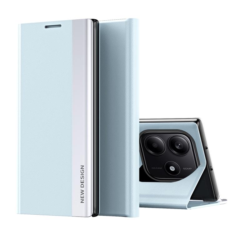 Coque en Similicuir Électroplaqué avec Adsorption Pour Xiaomi Redmi Note 14 Pro 5G, 14T Pro, 14T