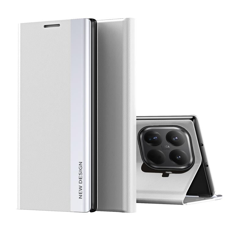 Coque en Similicuir Électroplaqué avec Adsorption Pour Xiaomi Redmi Note 14 4G/5G, Redmi Note 14 Pro+ 5G