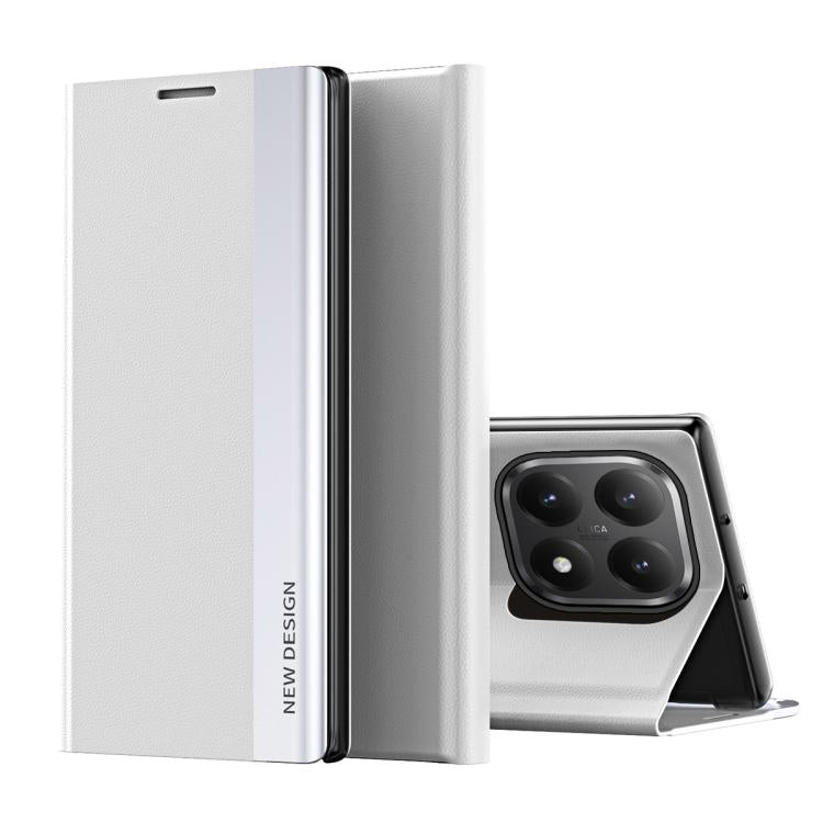 Coque en Similicuir Électroplaqué avec Adsorption Pour Xiaomi Redmi Note 14 4G/5G, Redmi Note 14 Pro+ 5G