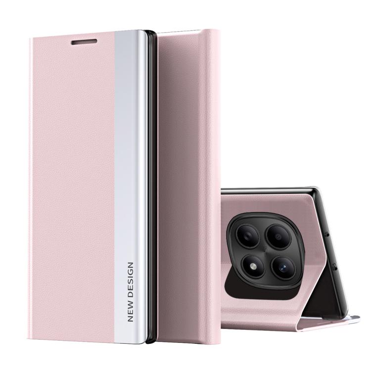 Coque en Similicuir Électroplaqué avec Adsorption Pour Xiaomi 15T Pro, 15T, Poco X7 Pro