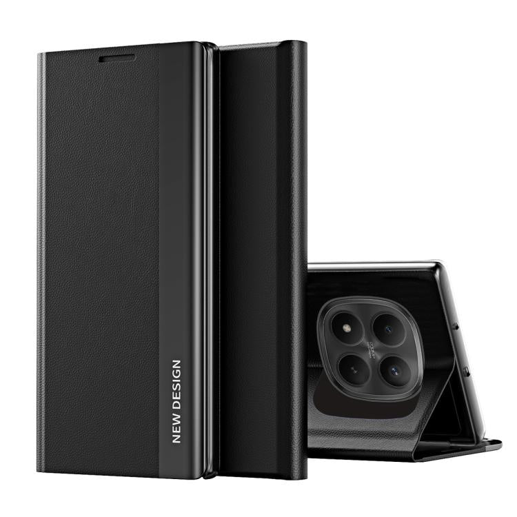 Coque en Similicuir Électroplaqué avec Adsorption Pour Xiaomi 15T Pro, 15T, Poco X7 Pro