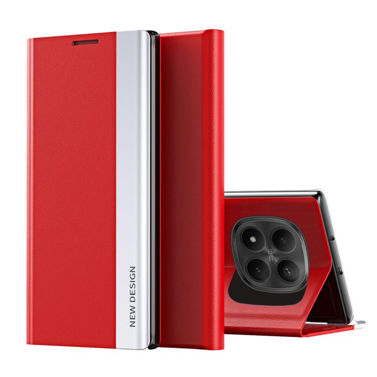 Coque en Similicuir Électroplaqué avec Adsorption Pour Xiaomi 15T Pro, 15T, Poco X7 Pro