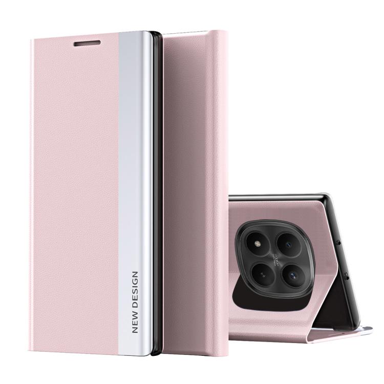 Coque en Similicuir Électroplaqué avec Adsorption Pour Xiaomi 15T Pro, 15T, Poco X7 Pro