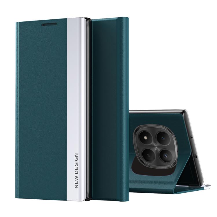 Coque en Similicuir Électroplaqué avec Adsorption Pour Xiaomi 15T Pro, 15T, Poco X7 Pro