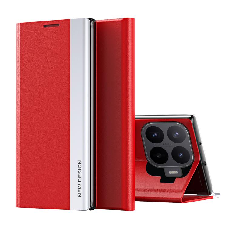 Coque en Similicuir Électroplaqué avec Adsorption Pour Xiaomi 15T Pro, 15T, Poco X7 Pro