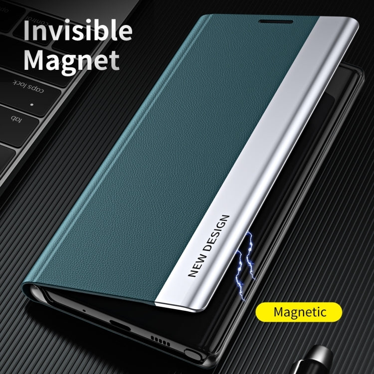 Coque en Similicuir Électroplaqué avec Adsorption Pour Xiaomi Redmi Note 12S, Redmi Note 12 4G
