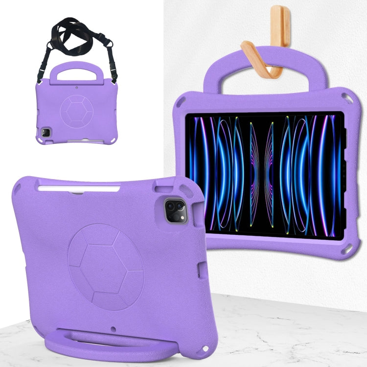 Étui antichoc pour tablette EVA en forme de football avec poignée