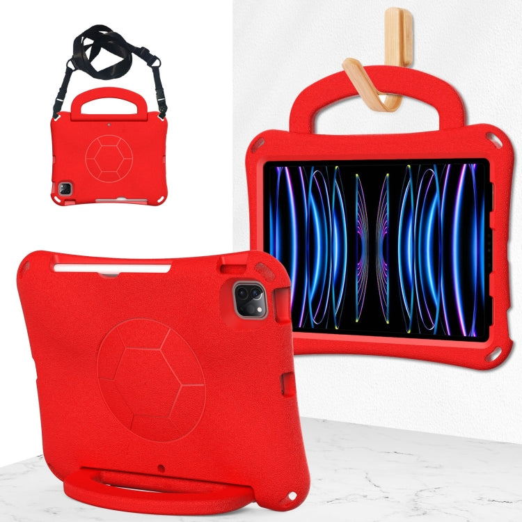 Étui antichoc pour tablette EVA en forme de football avec poignée