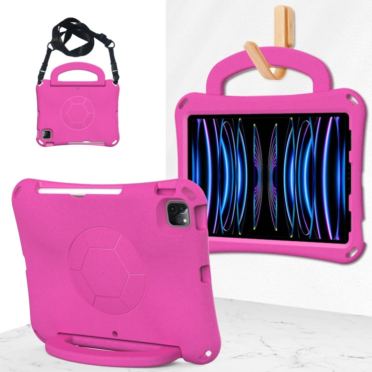 Étui antichoc pour tablette EVA en forme de football avec poignée