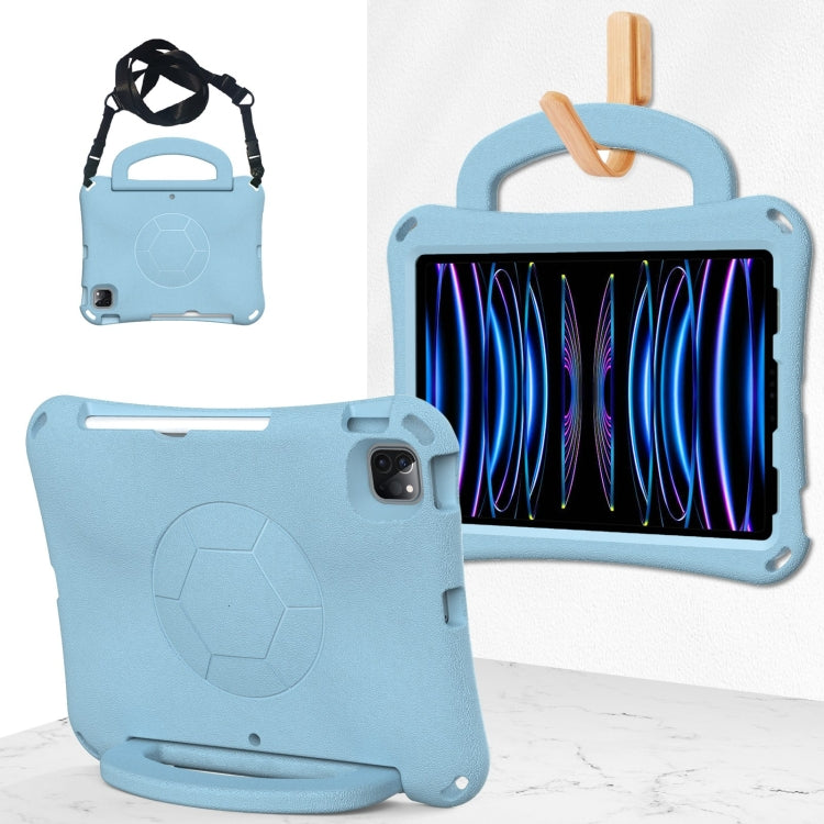 Étui antichoc pour tablette EVA en forme de football avec poignée