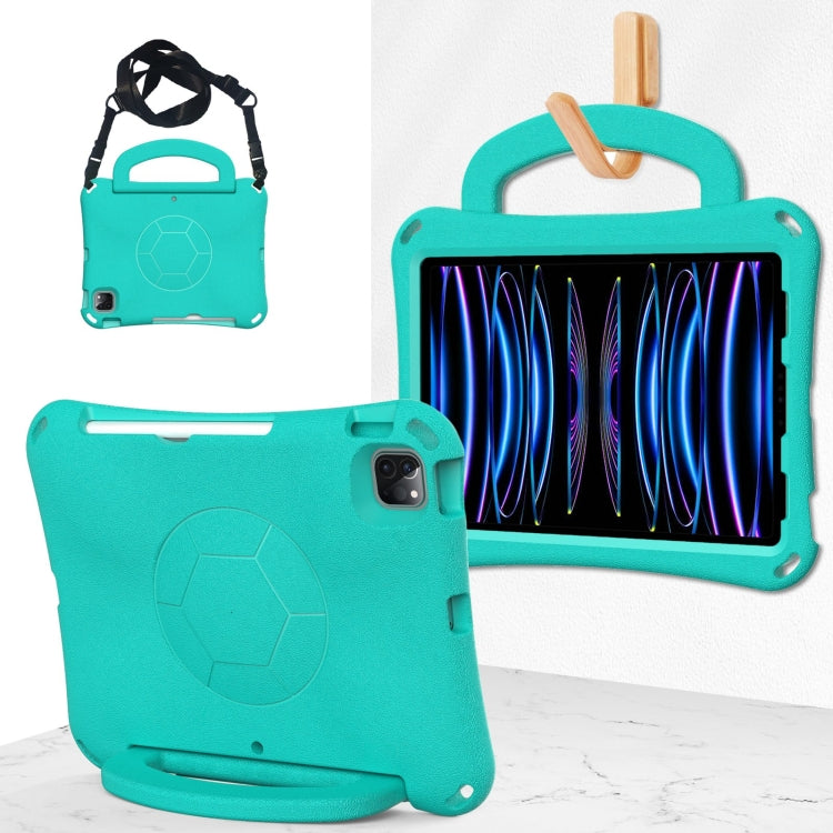 Étui antichoc pour tablette EVA en forme de football avec poignée
