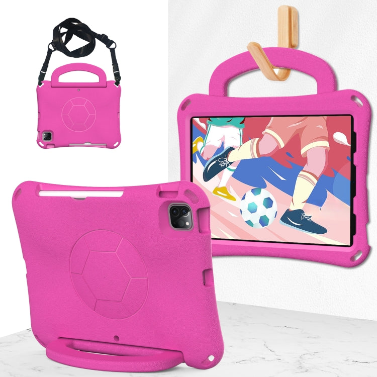 Étui antichoc pour tablette EVA en forme de football avec poignée