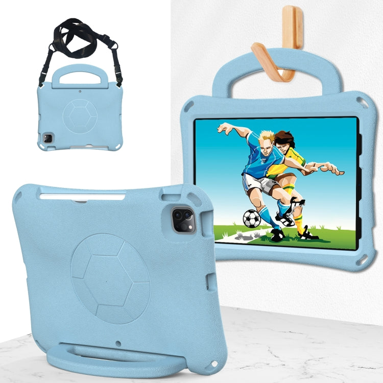 Étui antichoc pour tablette EVA en forme de football avec poignée