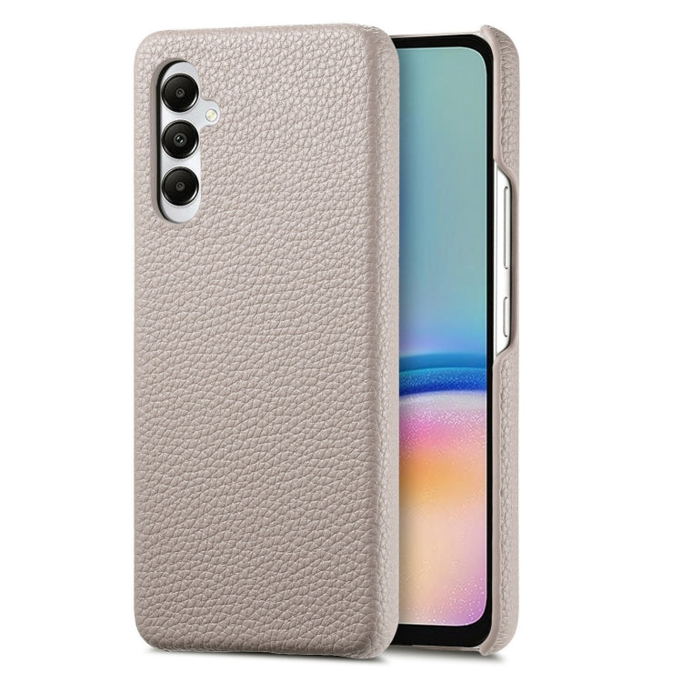 Étui de téléphone arrière en cuir Litchi Oil Edge