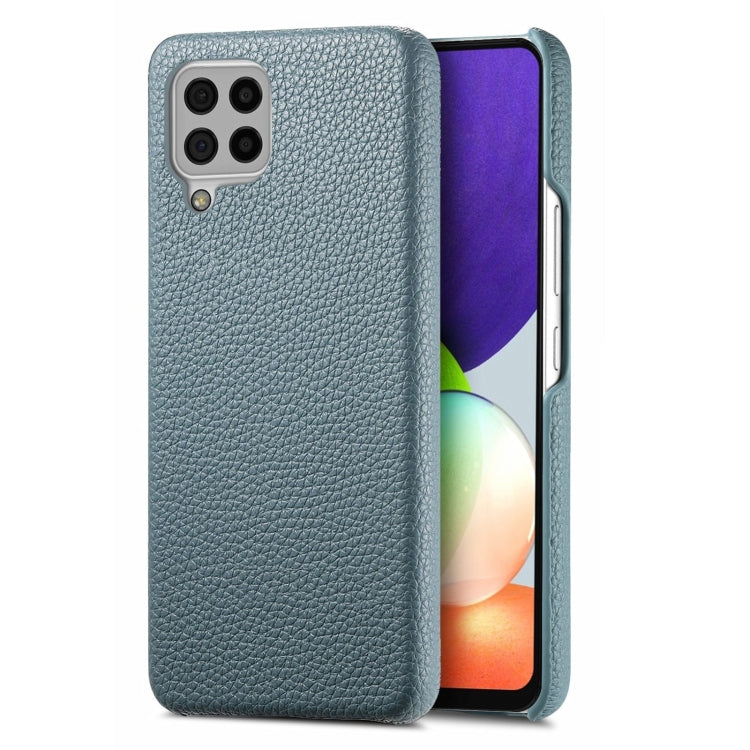 Étui de téléphone arrière en cuir Litchi Oil Edge