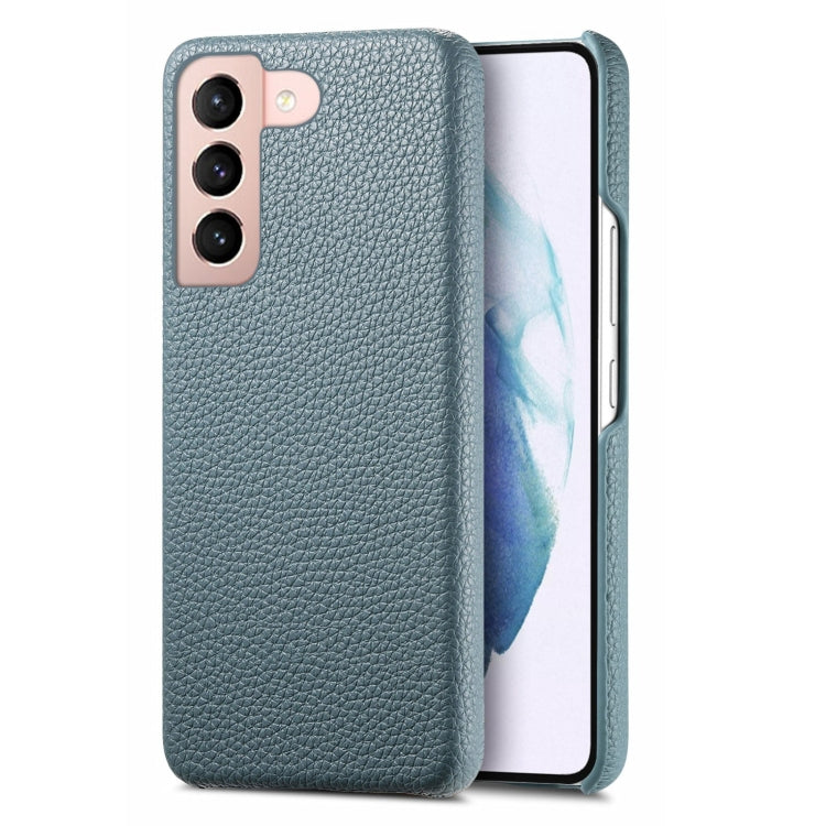 Étui de téléphone arrière en cuir Litchi Oil Edge