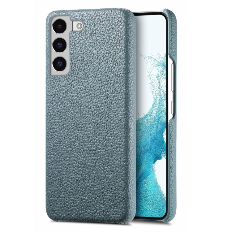 Étui de téléphone arrière en cuir Litchi Oil Edge