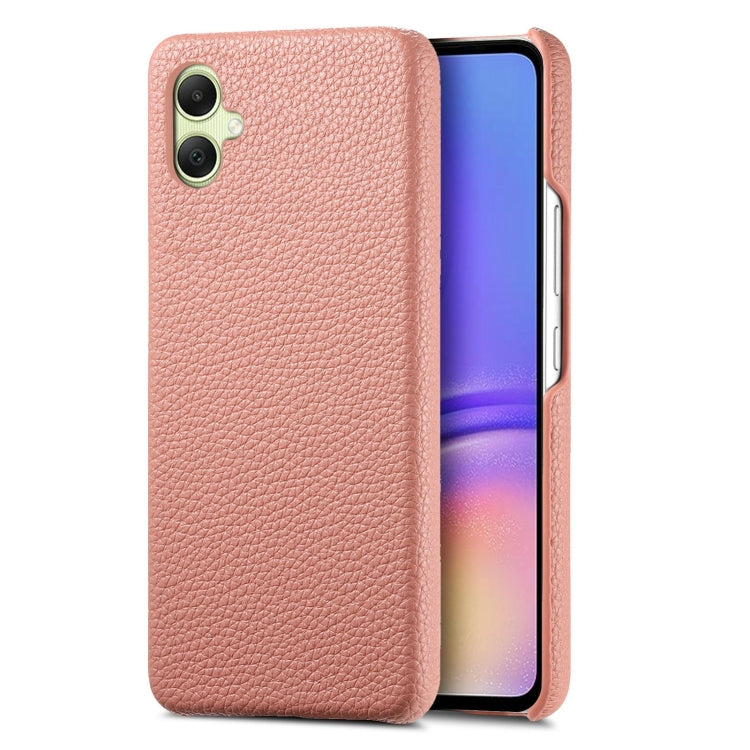 Étui de téléphone arrière en cuir Litchi Oil Edge