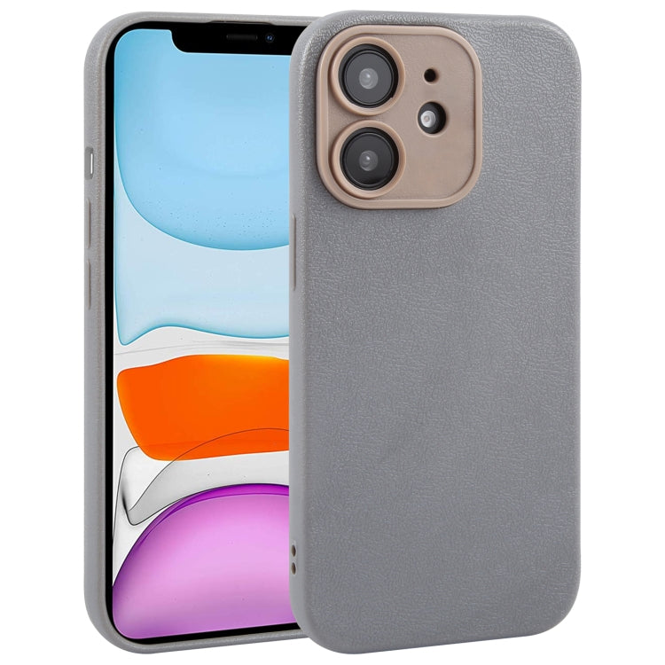 Pour iPhone Étui de téléphone en similicuir uni avec coque arrière, Series 1