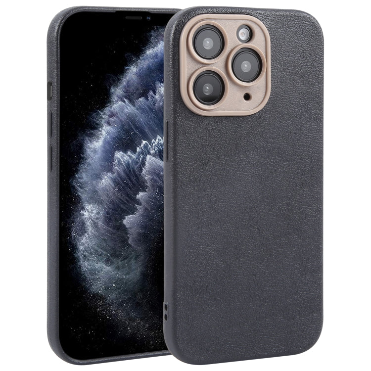 Pour iPhone Étui de téléphone en similicuir uni avec coque arrière, Series 3