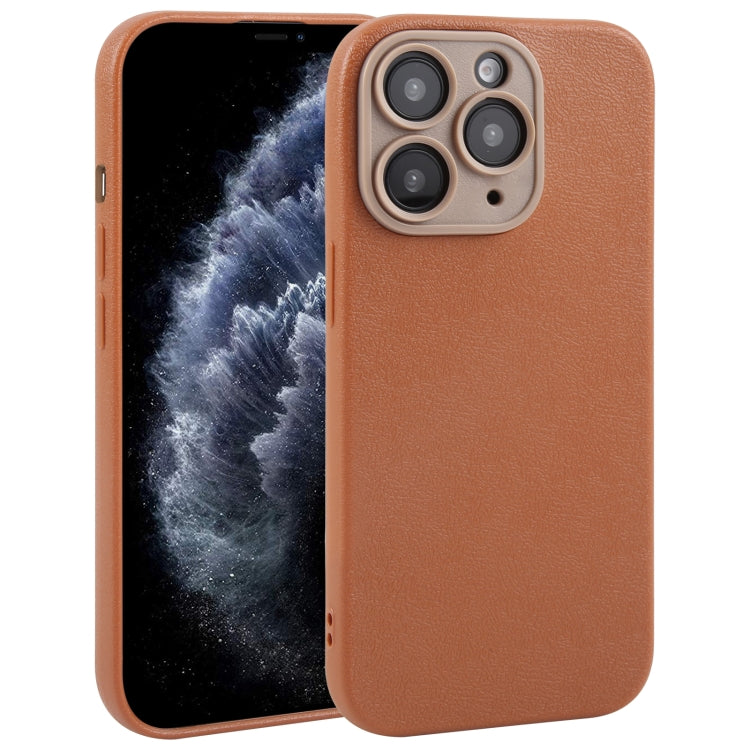 Pour iPhone Étui de téléphone en similicuir uni avec coque arrière, Series 3