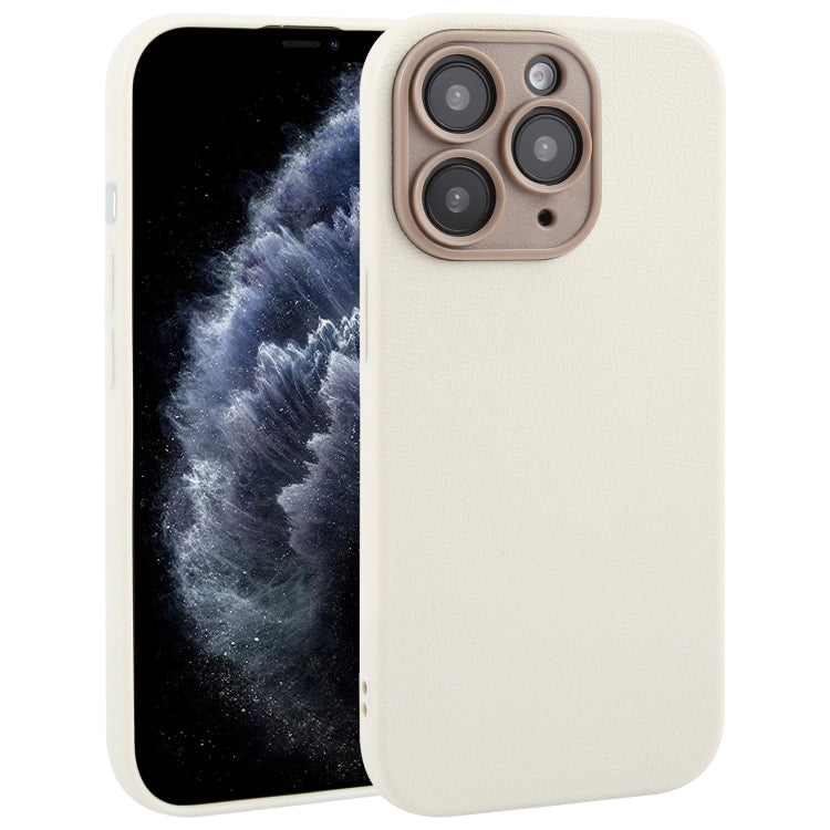 Pour iPhone Étui de téléphone en similicuir uni avec coque arrière, Series 3