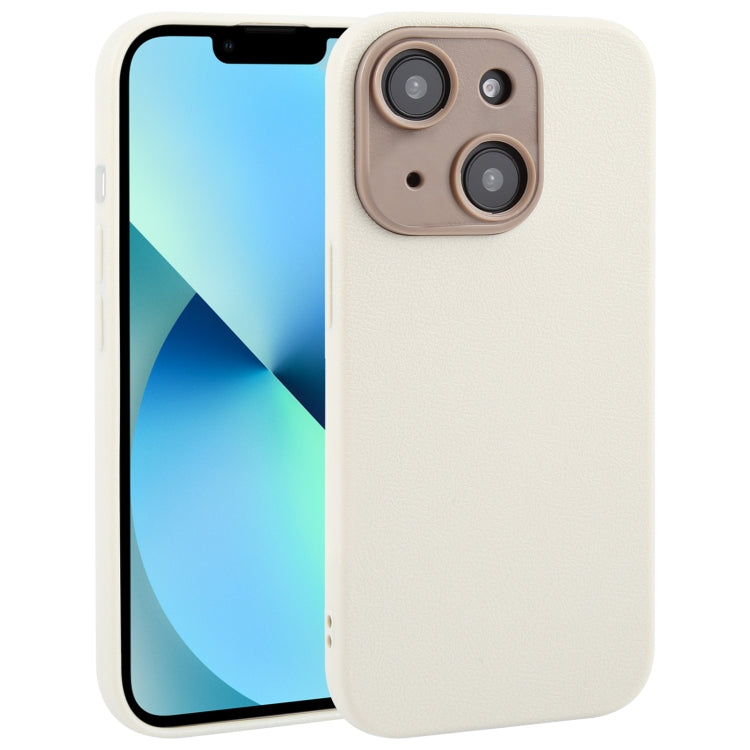 Pour iPhone Étui de téléphone en similicuir uni avec coque arrière, Series 4