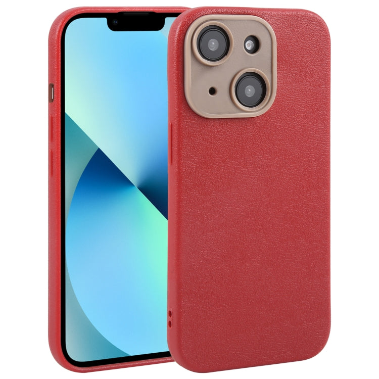 Pour iPhone Étui de téléphone en similicuir uni avec coque arrière, Series 4