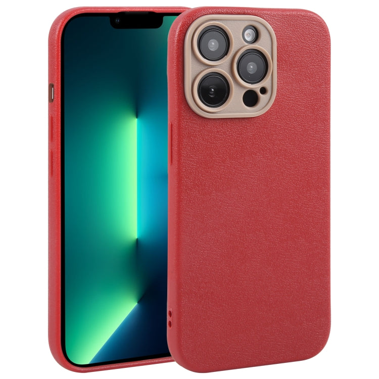 Pour iPhone Étui de téléphone en similicuir uni avec coque arrière, Series 4