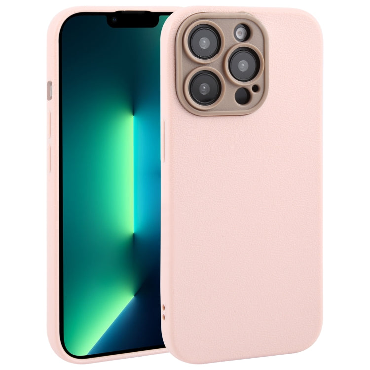 Pour iPhone Étui de téléphone en similicuir uni avec coque arrière, Series 4