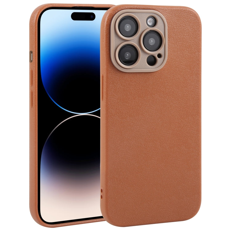 Pour iPhone Étui de téléphone en similicuir uni avec coque arrière, Series 3