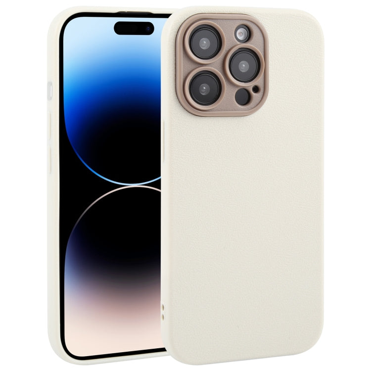 Pour iPhone Étui de téléphone en similicuir uni avec coque arrière, Series 3