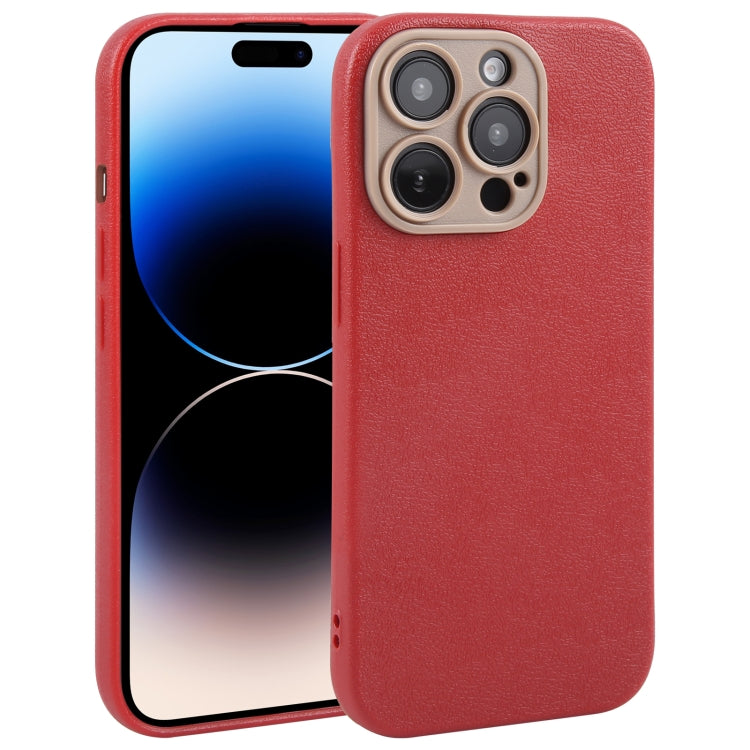 Pour iPhone Étui de téléphone en similicuir uni avec coque arrière, Series 3