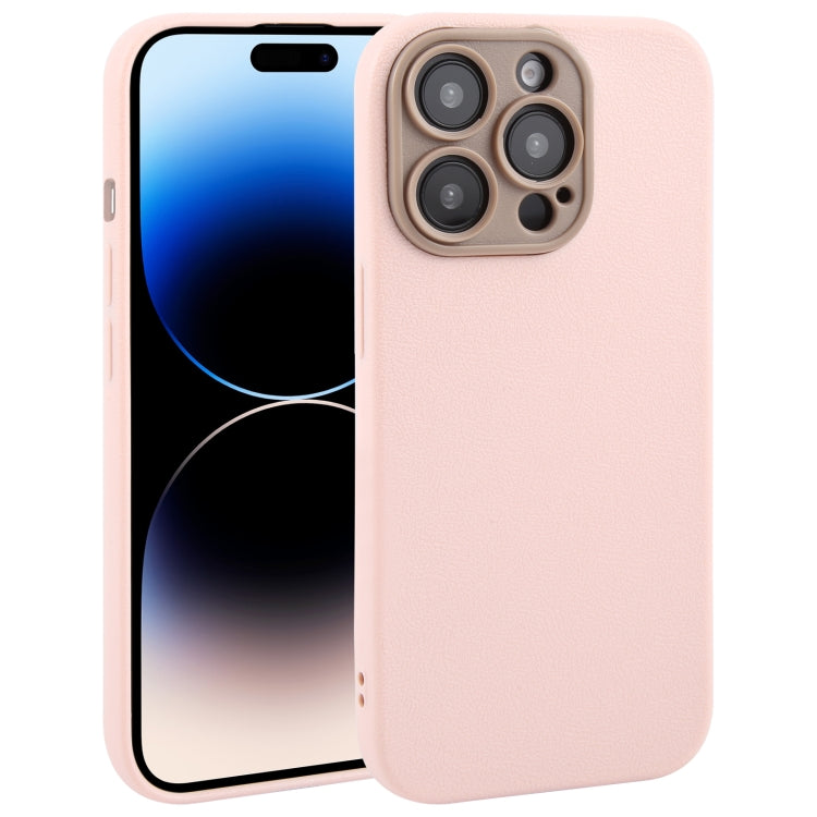 Pour iPhone Étui de téléphone en similicuir uni avec coque arrière, Series 3