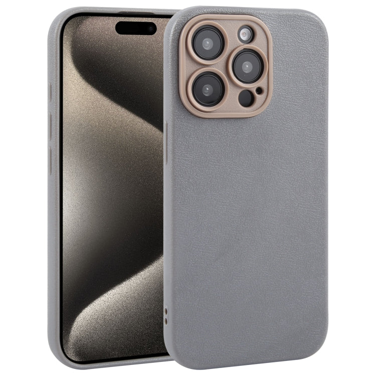 Pour iPhone Étui de téléphone en similicuir uni avec coque arrière, Series 3